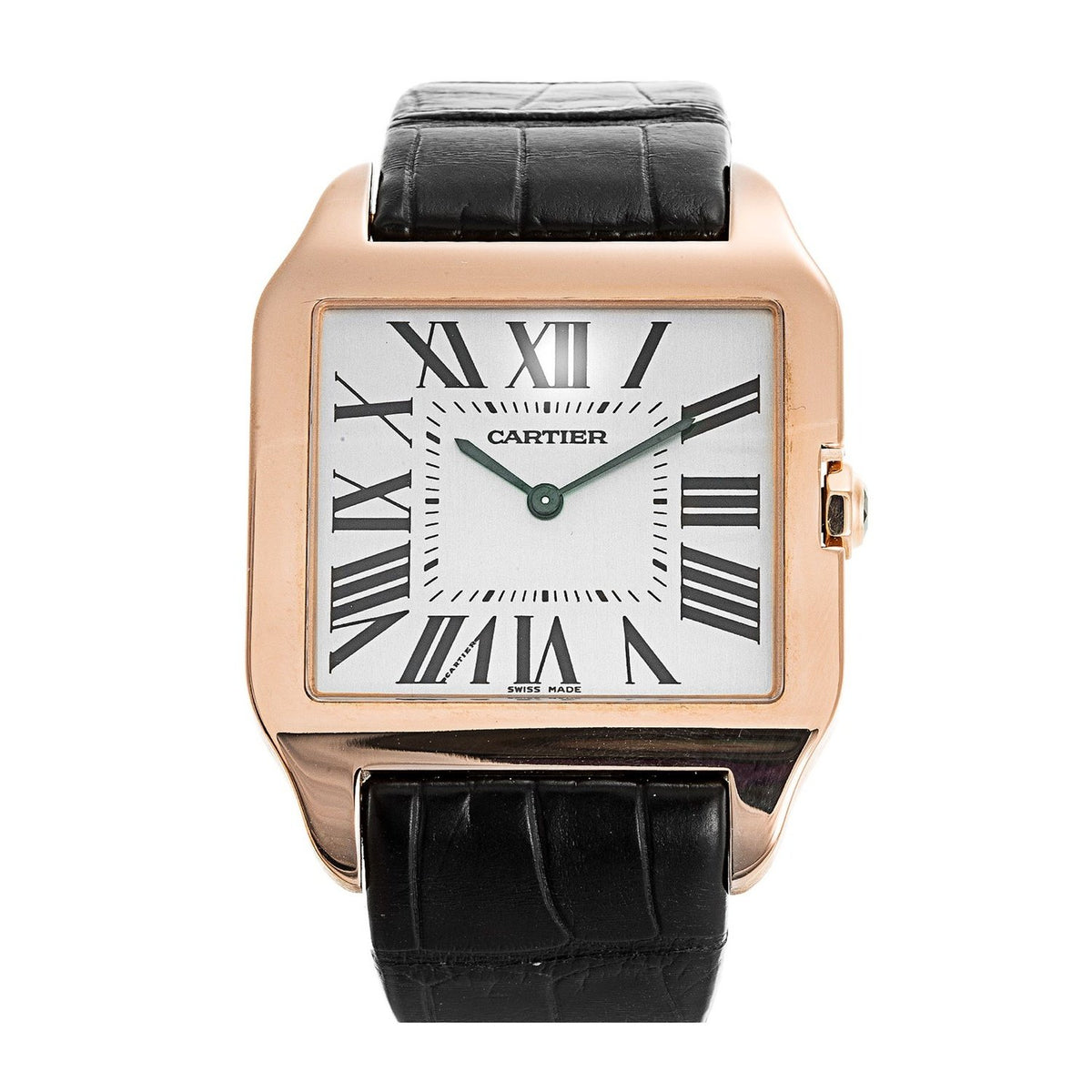 Cartier Men's W2006951 Santos Brown Leather Watch