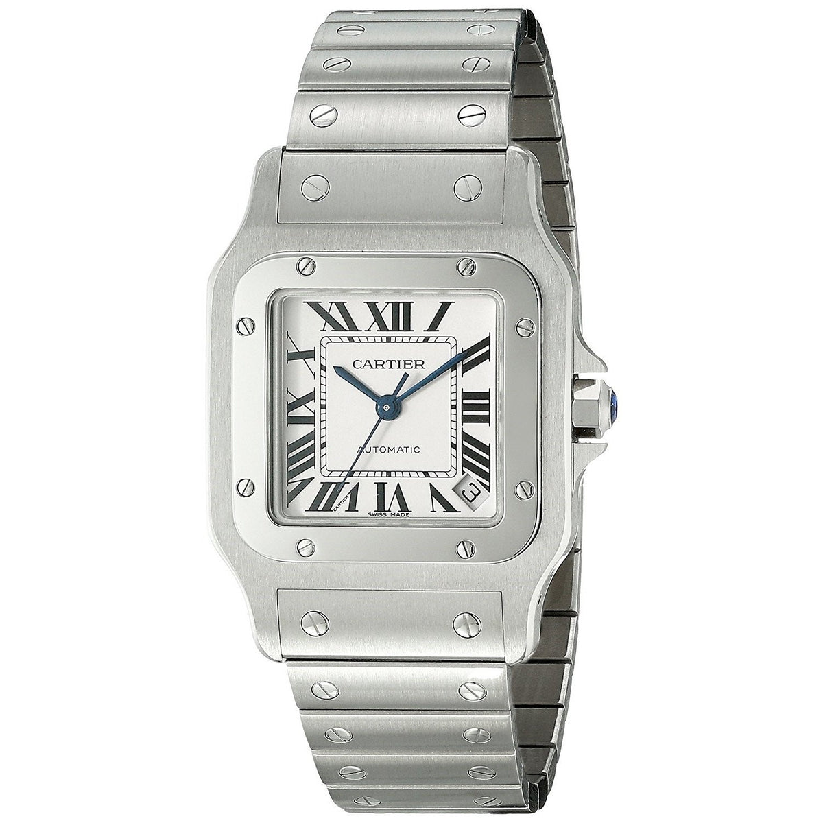 Cartier Men&#39;s W20098D6 Santos Galbee XL Automatic Stainless Steel Watch