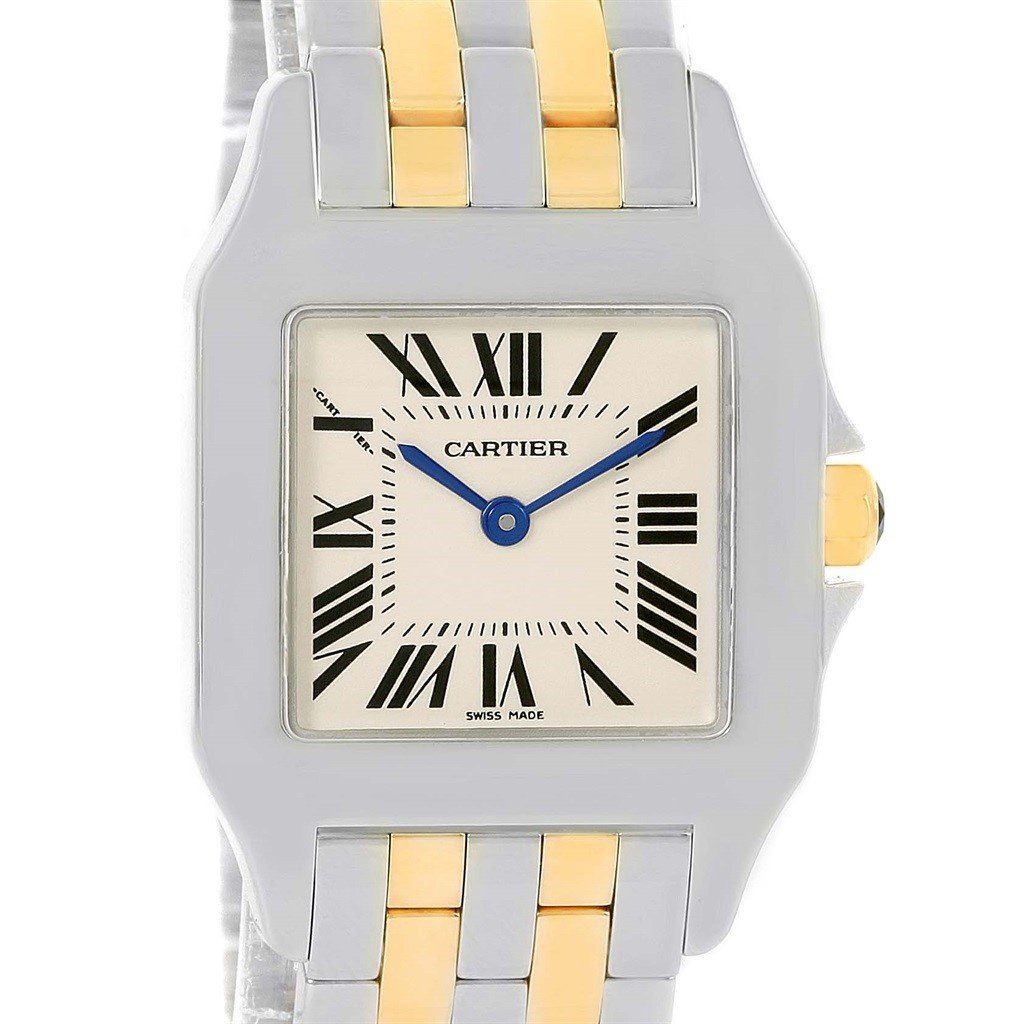 Cartier Women&#39;s W25067Z6 Santos Two-Tone Stainless Steel Watch