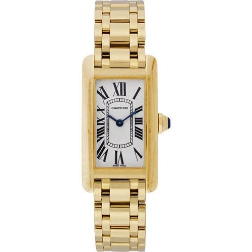 Cartier Women's W26015K2 Tank Gold-Tone Stainless Steel Watch