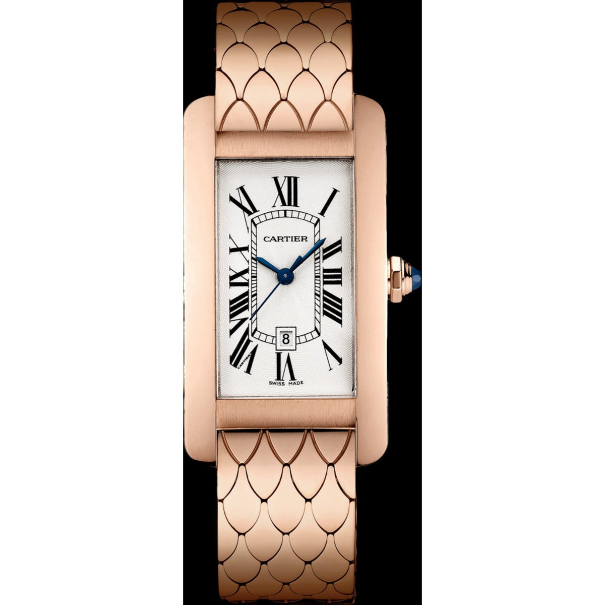 Cartier Women's W2620032 Tank Rose Gold-Tone Stainless Steel Watch