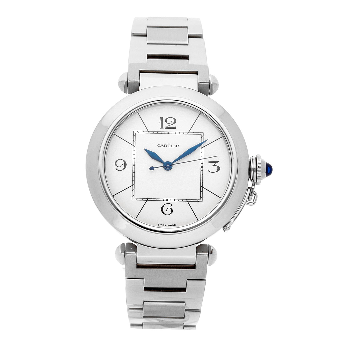 Cartier Men's W31072M7 Pasha Stainless Steel Watch