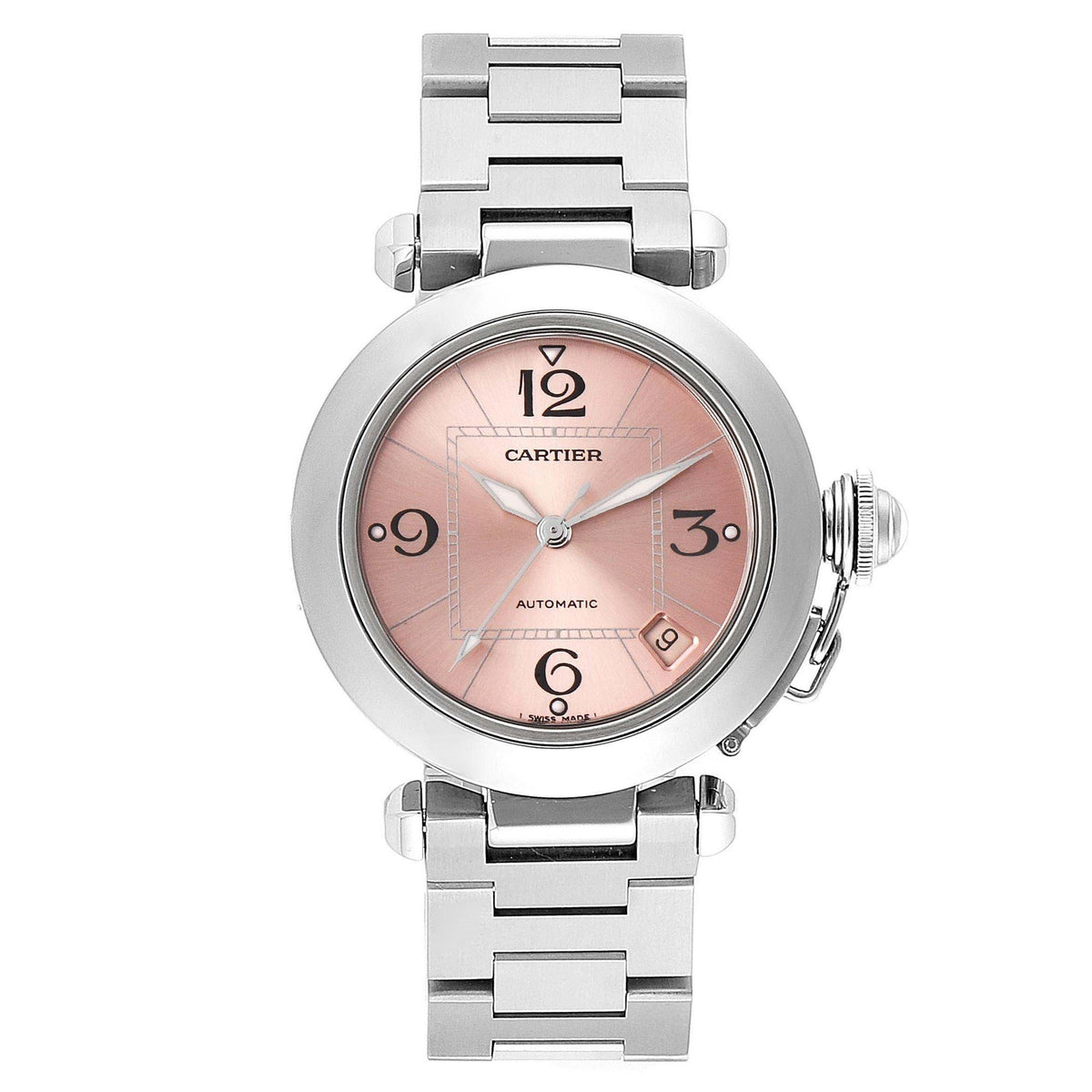 Cartier Women&#39;s W31075M7 Pasha Stainless Steel Watch