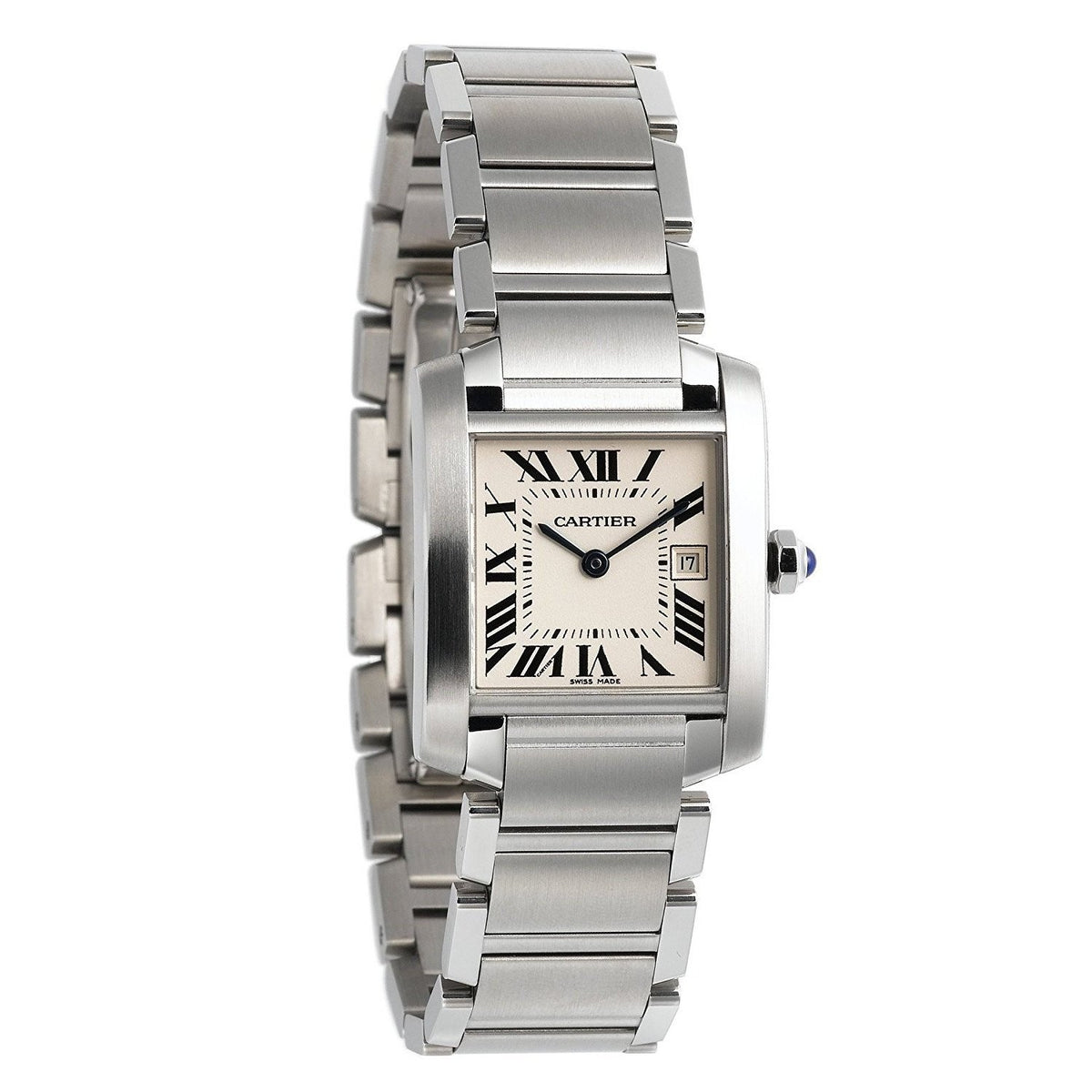 Cartier Unisex W51011Q3 Tank Francaise Stainless Steel Watch