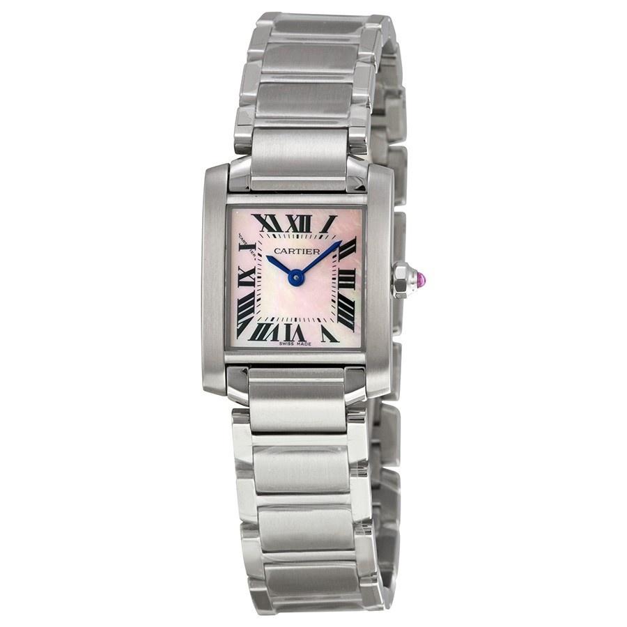 Cartier Women&#39;s W51028Q3 Tank Francaise Stainless Steel Watch