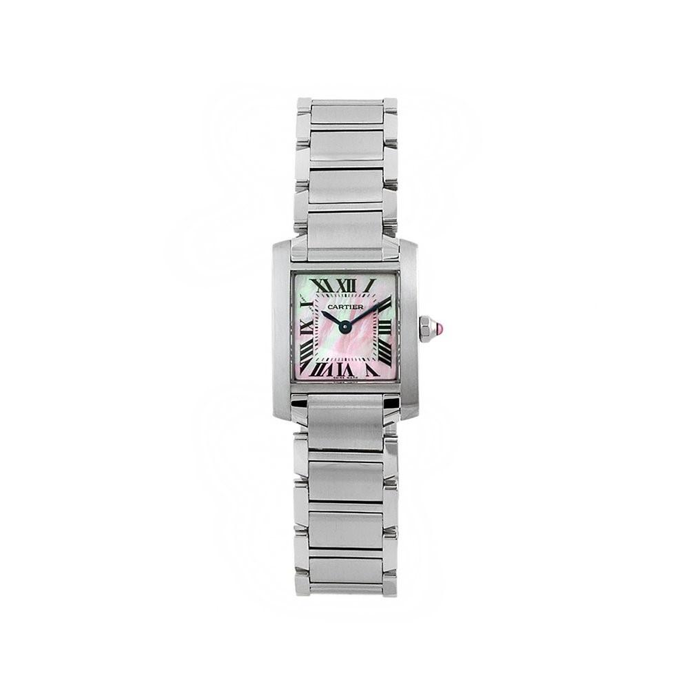 Cartier Women's W51034Q3 Tank Francaise Stainless Steel Watch