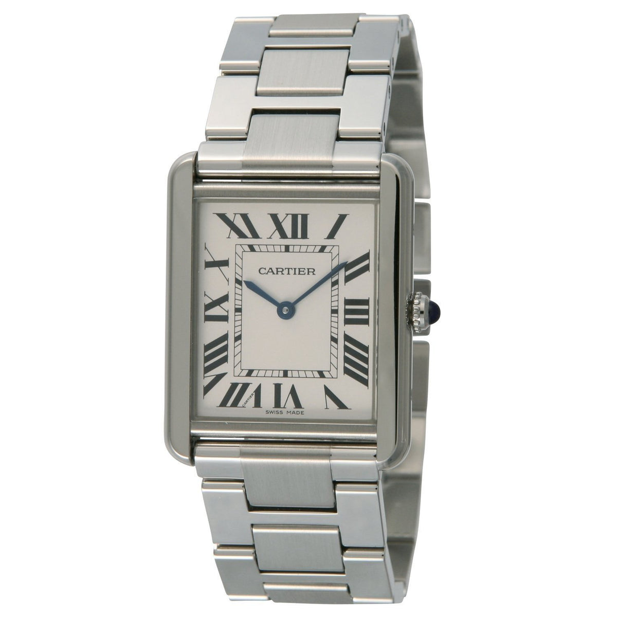 Cartier Men&#39;s W5200014 Tank Solo Stainless Steel Watch