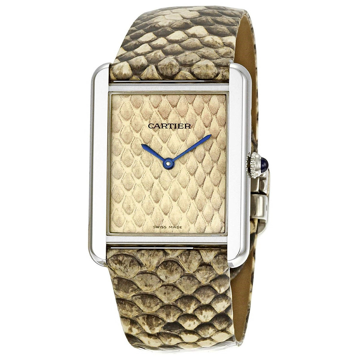 Cartier Women's W5200021 Tank Solo Beige Leather Watch