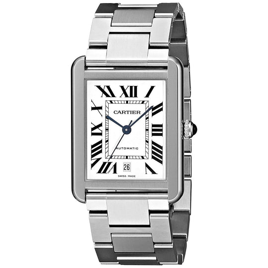 Cartier Men's W5200028 Tank Solo Automatic Stainless Steel Watch