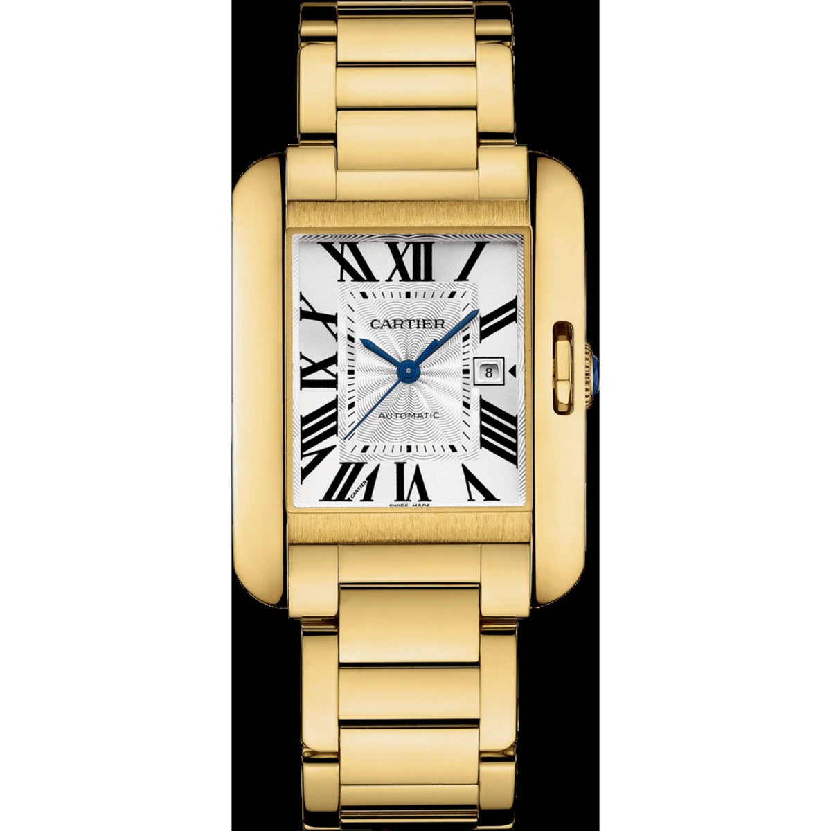 Cartier Unisex W5310015 Tank Gold-Tone Stainless Steel Watch