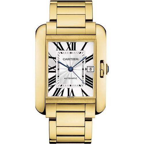 Cartier Men's W5310018 Tank Gold-Tone Stainless Steel Watch