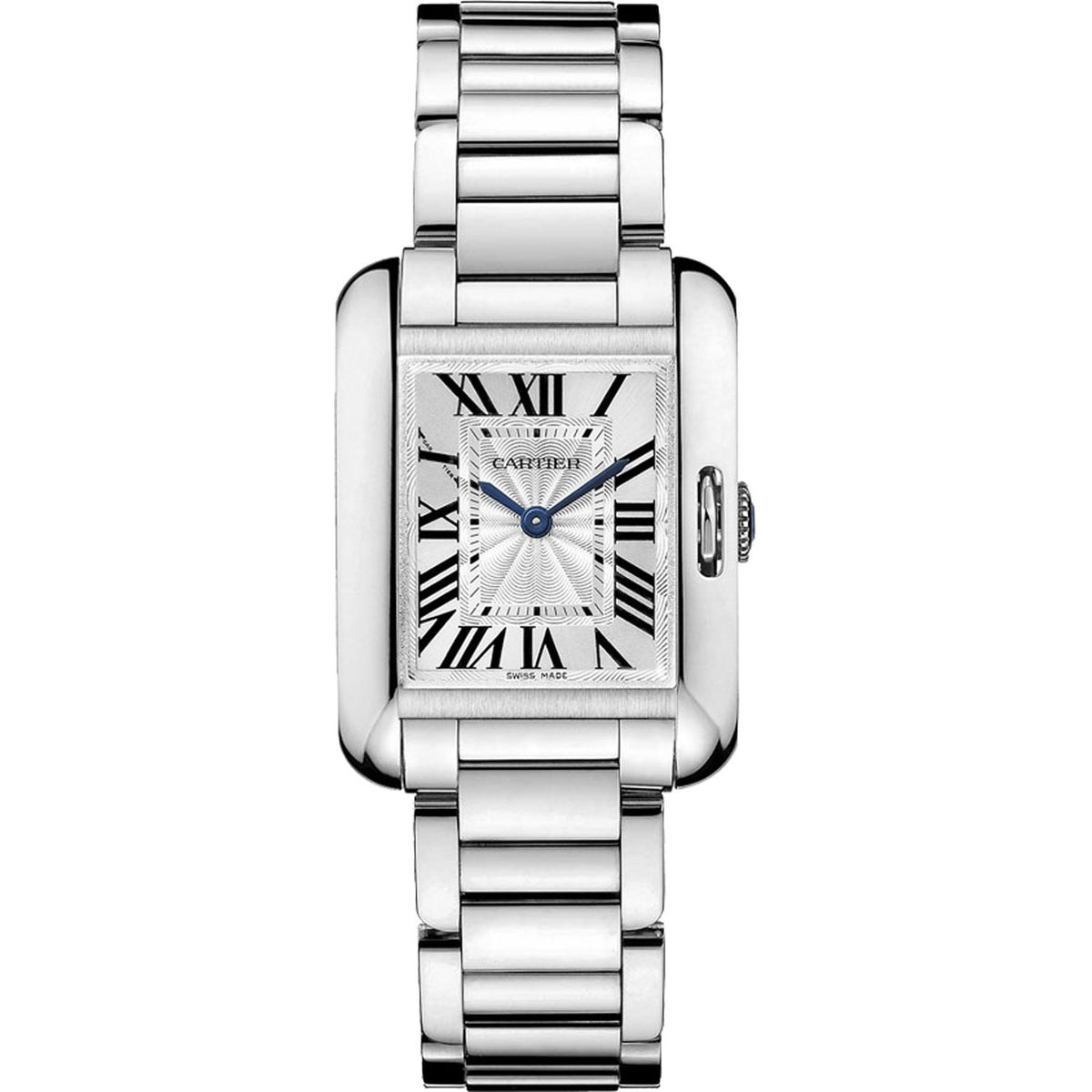 Cartier Women's W5310023 Tank White Gold-tone Stainless Steel Watch