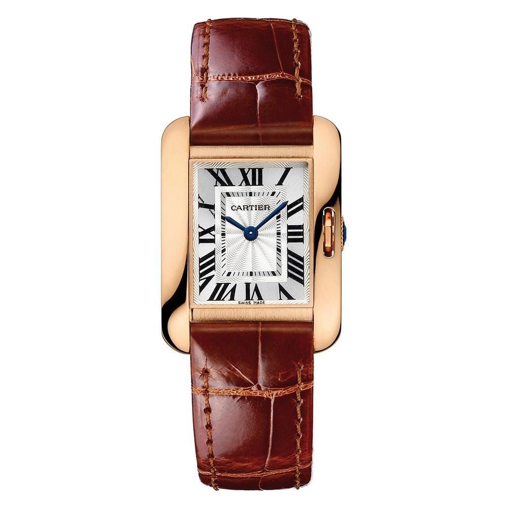 Cartier Women's W5310028 Tank Brown Leather Watch
