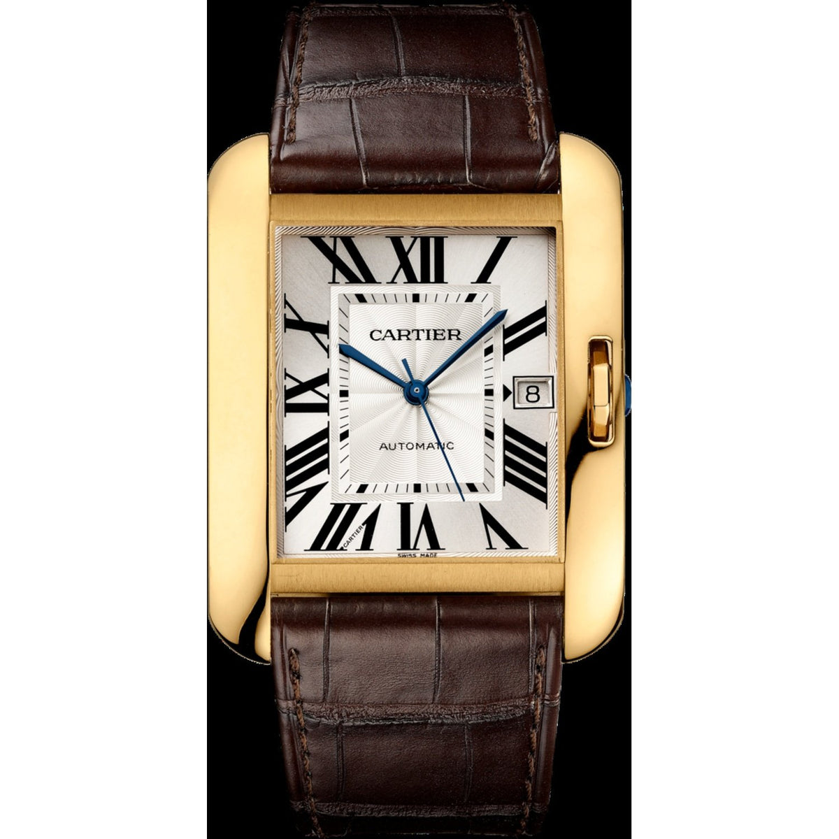 Cartier Men's W5310032 Tank Brown Leather Watch