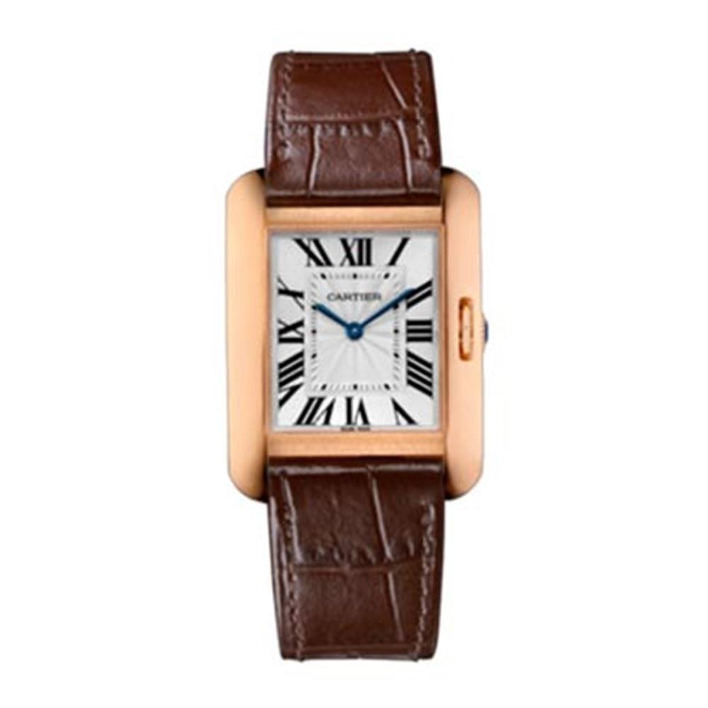 Cartier Women's W5310042 Tank Brown Leather Watch