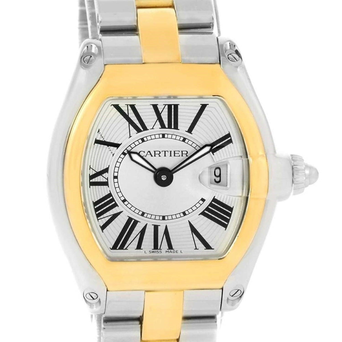 Cartier Women&#39;s W62026Y4 Roadster Two-Tone Stainless Steel Watch