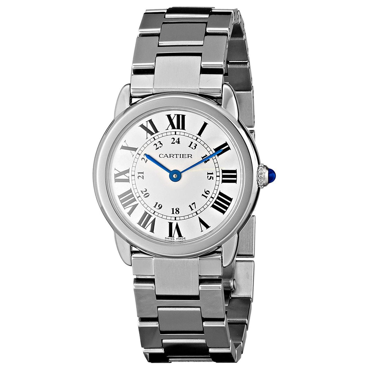Cartier Women&#39;s W6701004 Rondo Solo Stainless Steel Watch