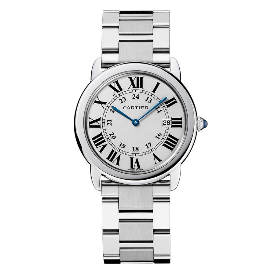 Cartier Men&#39;s W6701005 Rondo Solo Stainless Steel Watch
