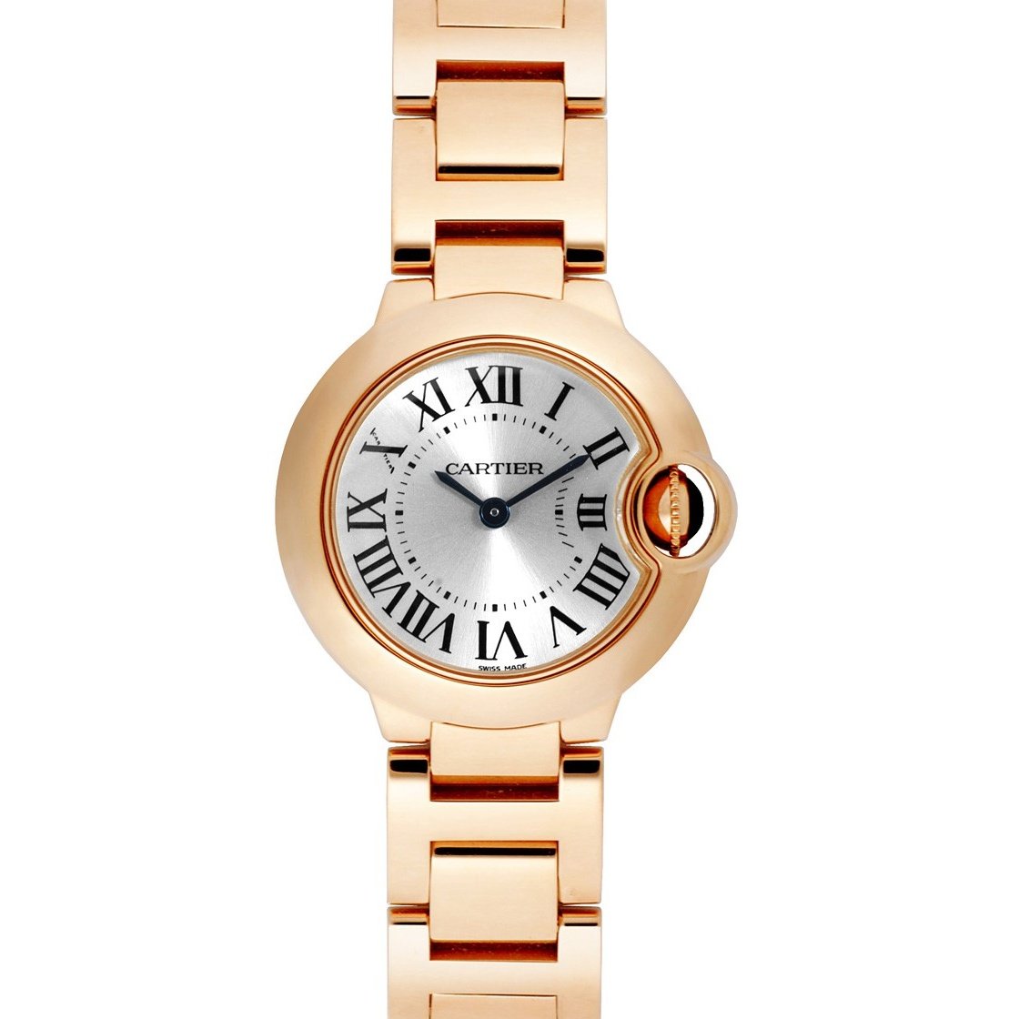 Cartier Women's W69002Z2 Ballon Bleu Rose Gold-Tone Stainless Steel Watch