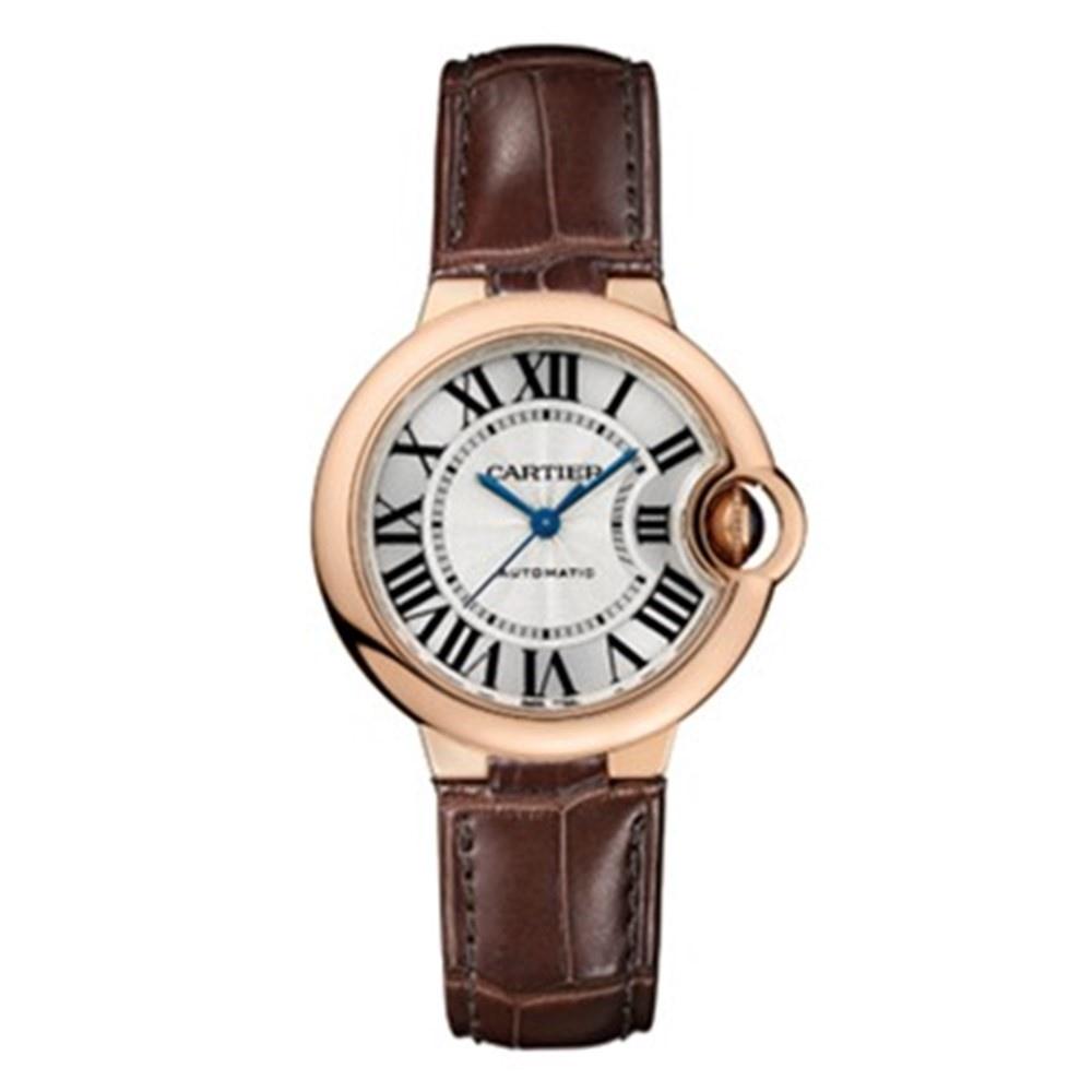 Cartier Women&#39;s W6920069 Ballon Bleu Brown Leather Watch