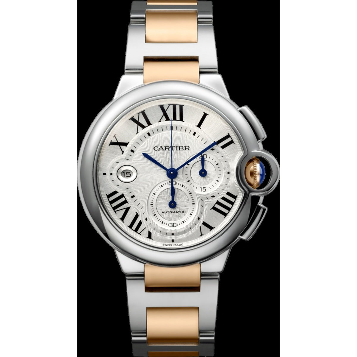 Cartier Men's W6920075 Ballon Bleu Chronograph Two-Tone Stainless Steel Watch