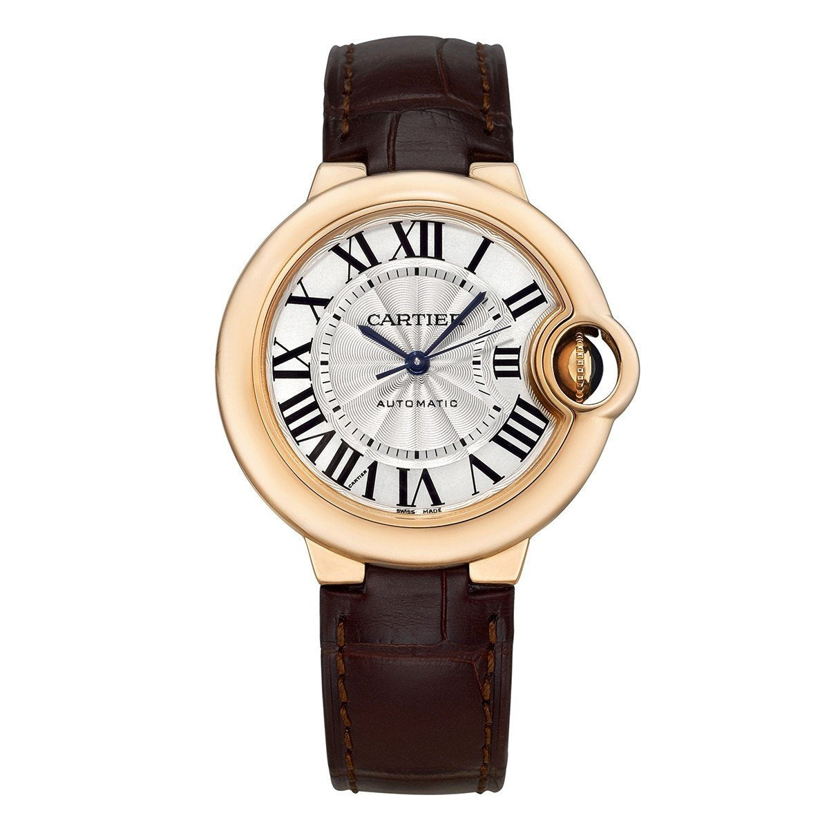 Cartier Women&#39;s W6920097 Ballon Bleu Brown Leather Watch
