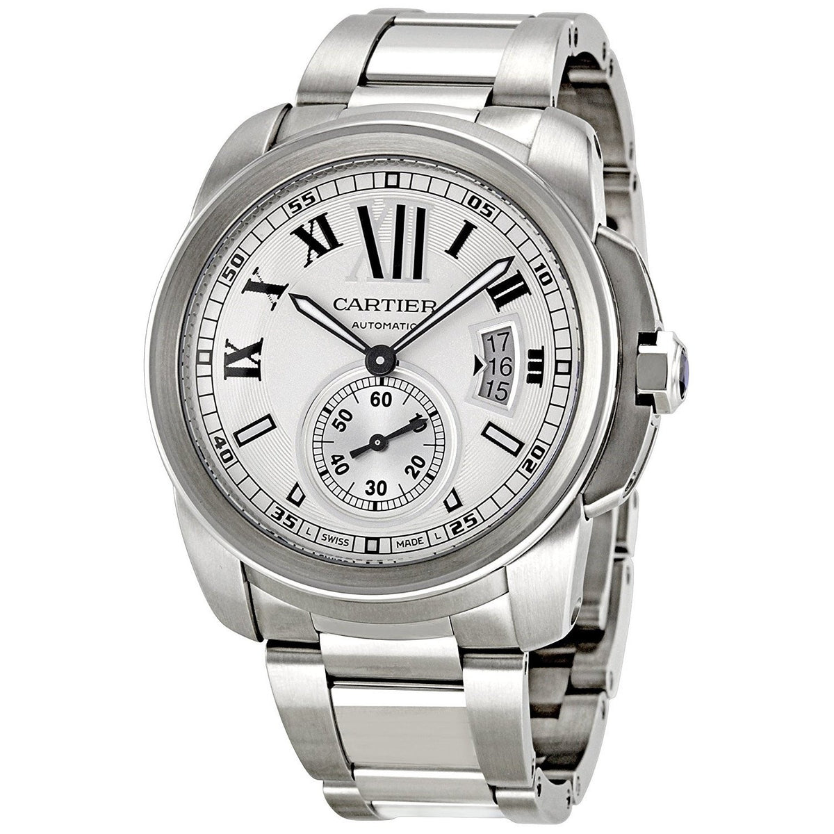 Cartier Men&#39;s W7100015 Calibre Automatic Stainless Steel Watch