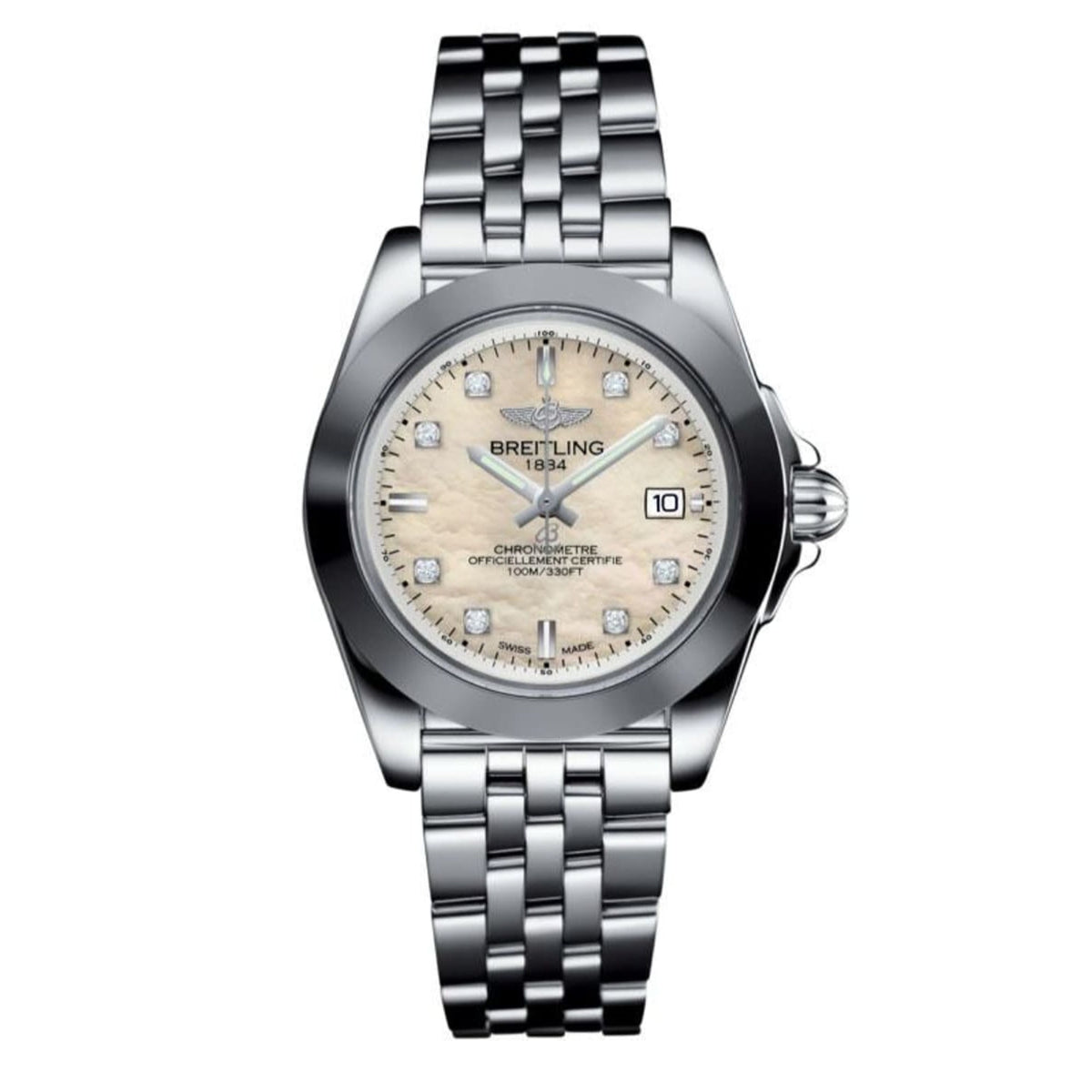Breitling Women&#39;S W7133012-A801-792A Galactic 32 Sleek Edition Stainless Steel Watch