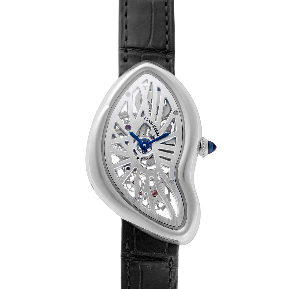 Cartier Women's W7200001 Crash Grey Leather Watch