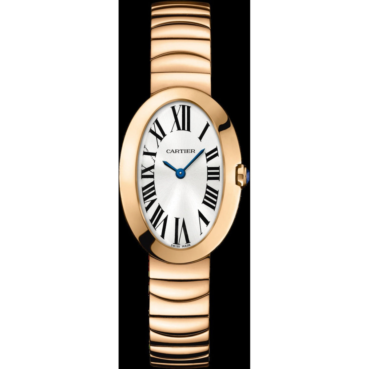 Cartier Women's W8000005 Baignoire Rose Gold-Tone Stainless Steel Watch