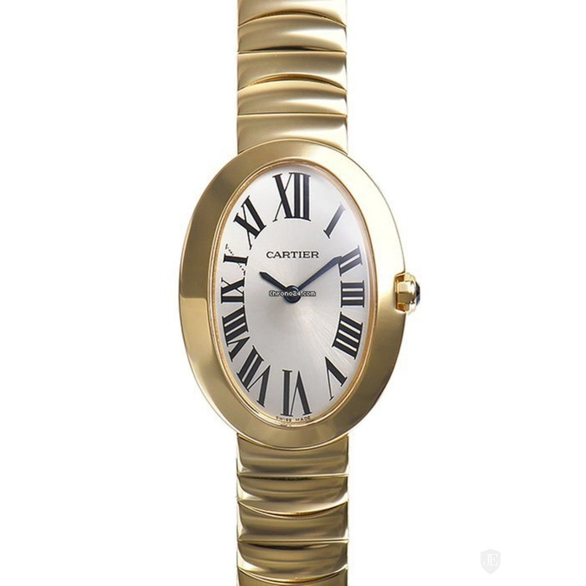 Cartier Women&#39;s W8000008 Baignoire Gold-Tone Stainless Steel Watch