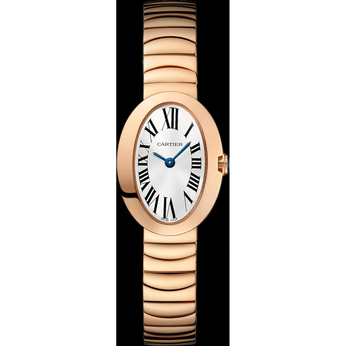 Cartier Women's W8000015 Baignoire Rose Gold-Tone Stainless Steel Watch