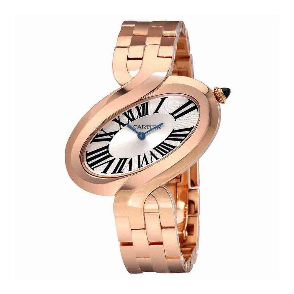 Cartier Women's W8100006 Delices De Cartier Rose Gold-Tone Stainless Steel Watch
