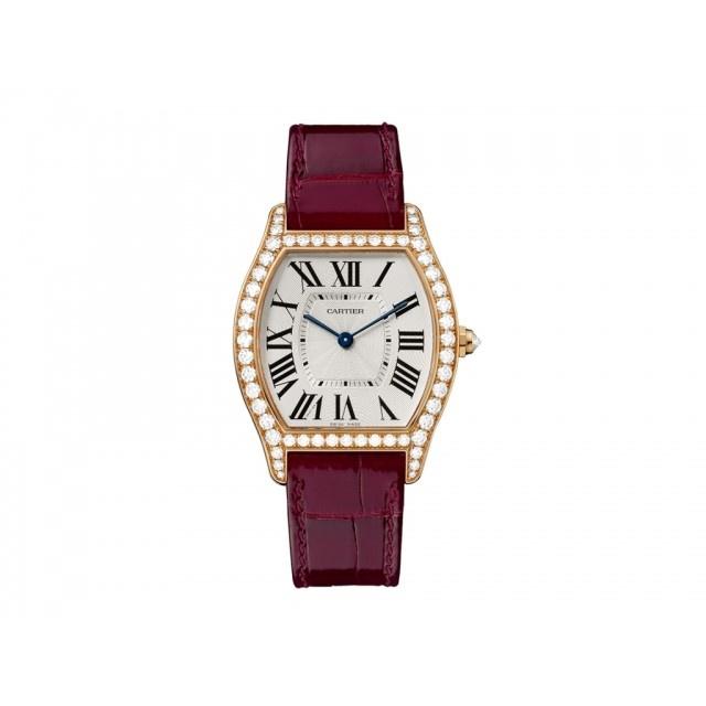 Cartier Women's WA501008 Tortue Red Leather Watch