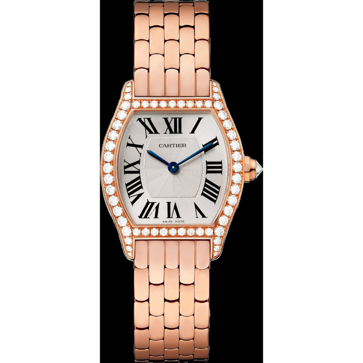Cartier Women&#39;s WA501010 Tortue Rose Gold-tone Stainless Steel Watch