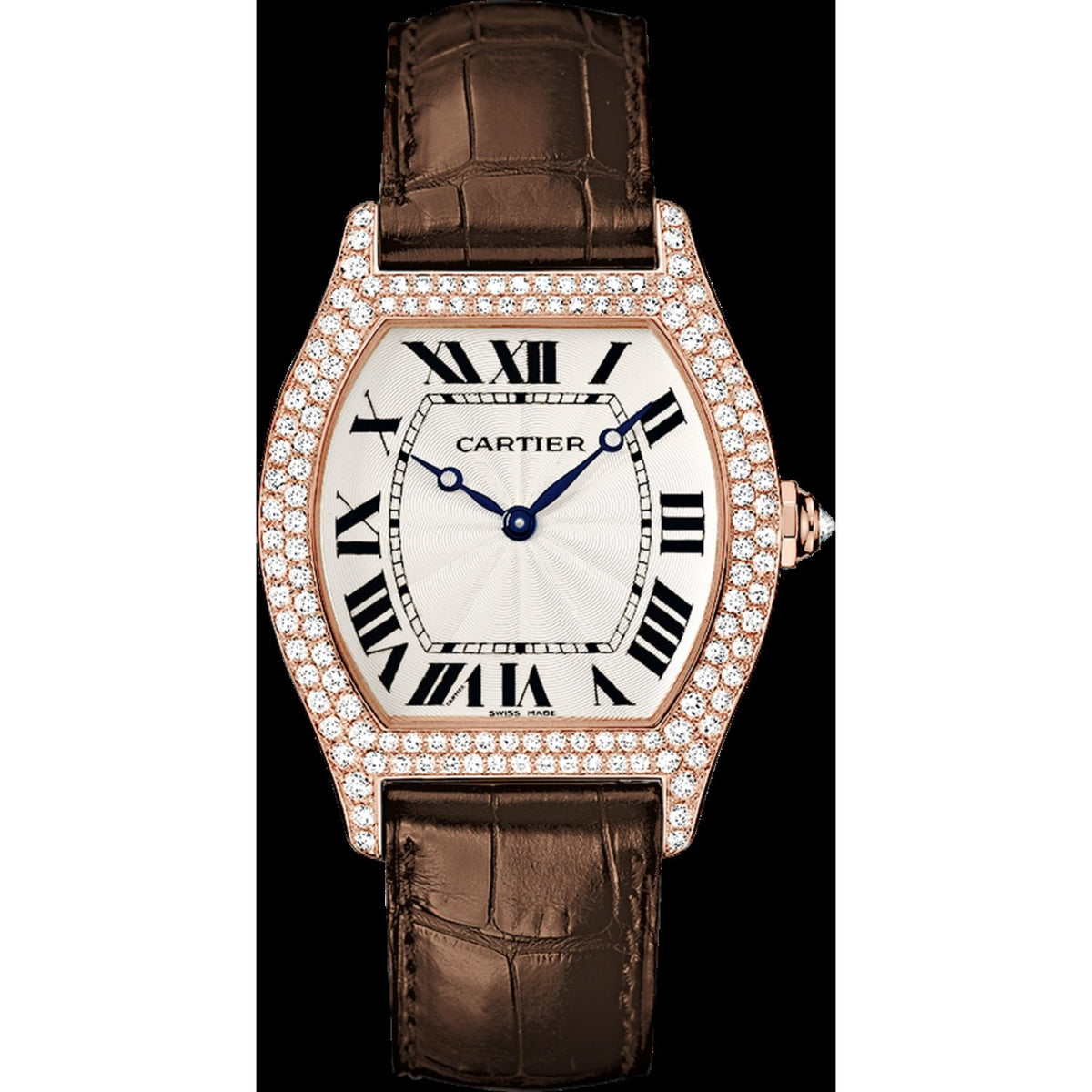 Cartier Women's WA503951 Tortue Brown Leather Watch