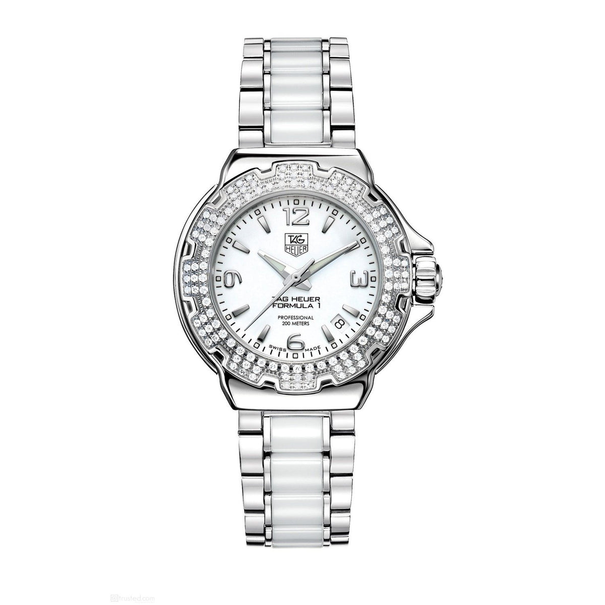 Tag Heuer Women's WAC1215.BA0861 Formula 1 Two-Tone Stainless Steel, Ceramic Watch