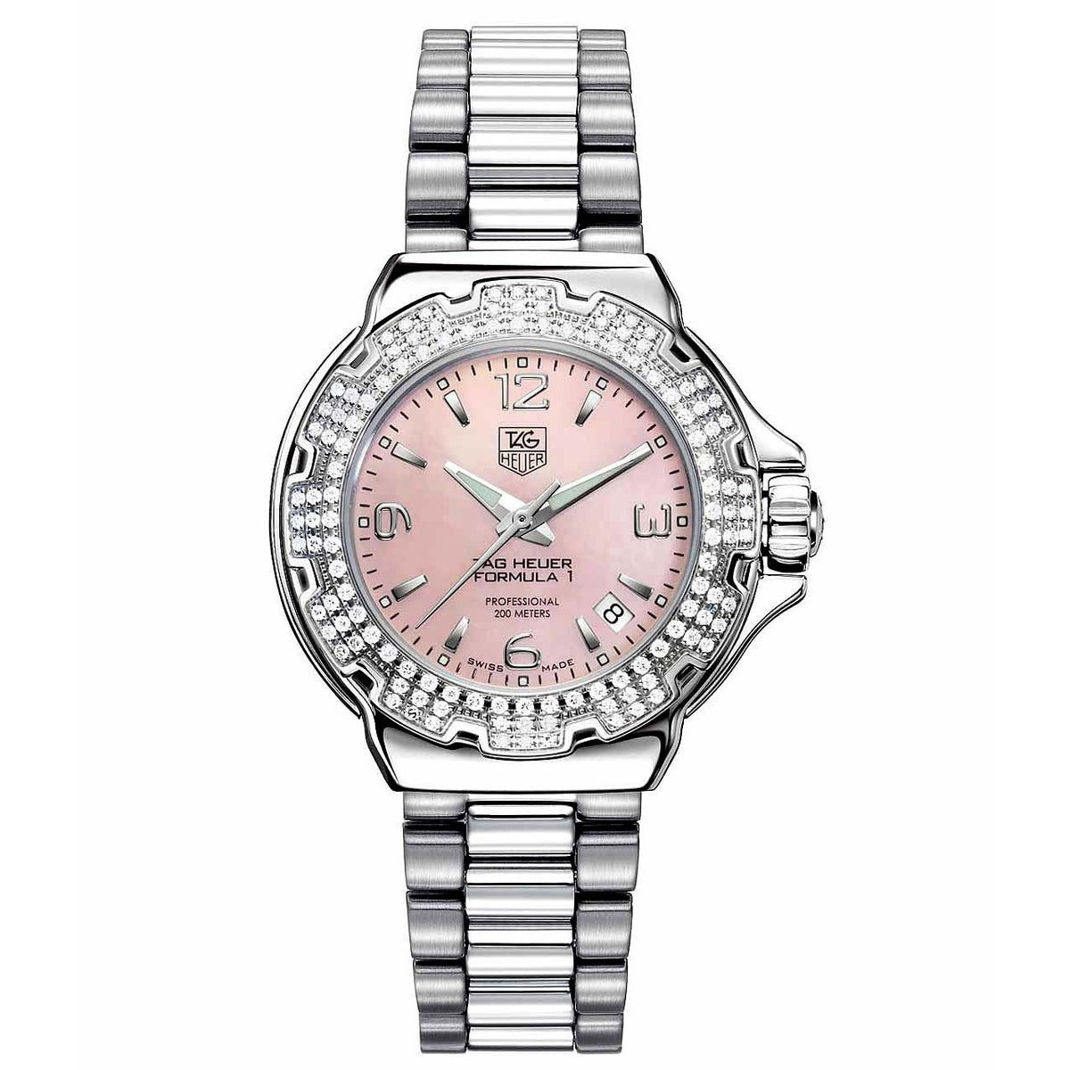 Tag Heuer Women's WAC1216.BA0852 Formula 1 Diamond Stainless Steel Watch