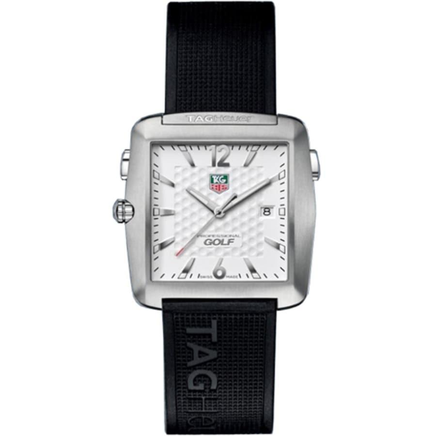 Tag Heuer Unisex WAE1112.FT6004 Golf Black Silicon Watch