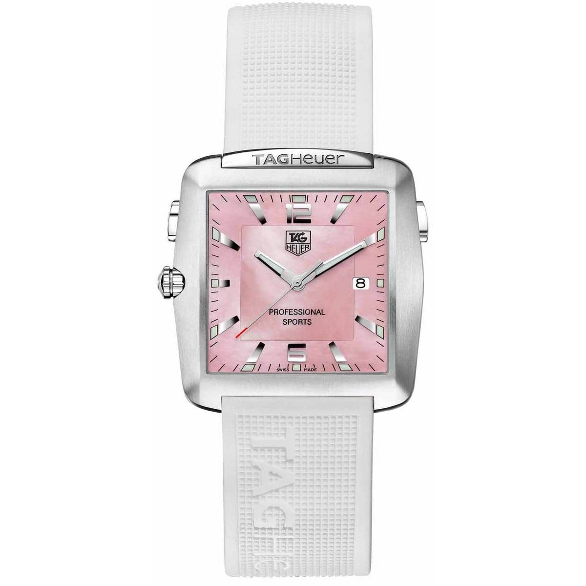 Tag Heuer Women's WAE1114.FT6008 Sports White Silicon Watch