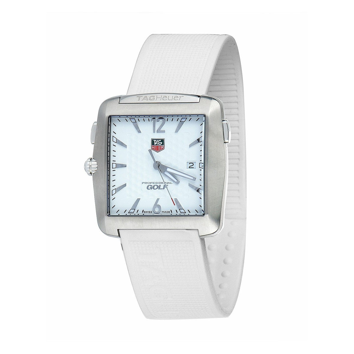 Tag Heuer Women's WAE1117.FT6008 Golf White Silicon Watch
