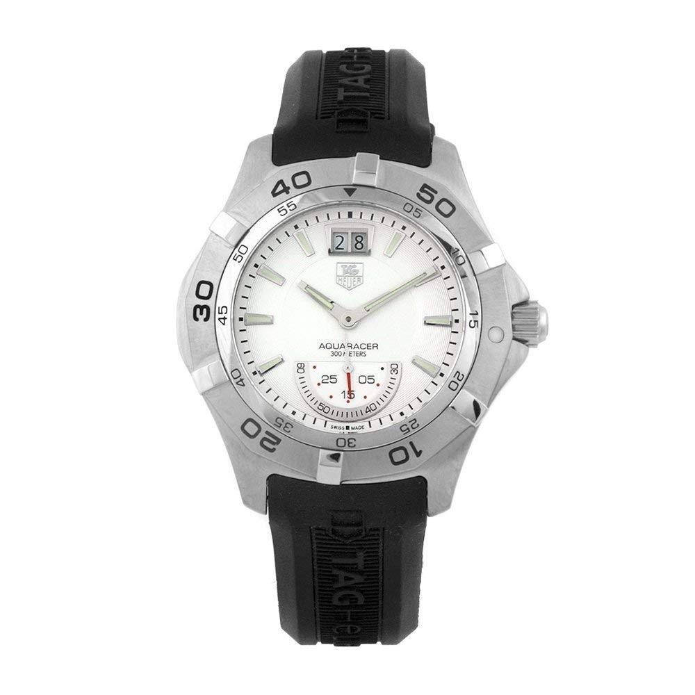Tag Heuer Men&#39;s WAF1011.FT8010 Aquaracer Black Rubber Watch