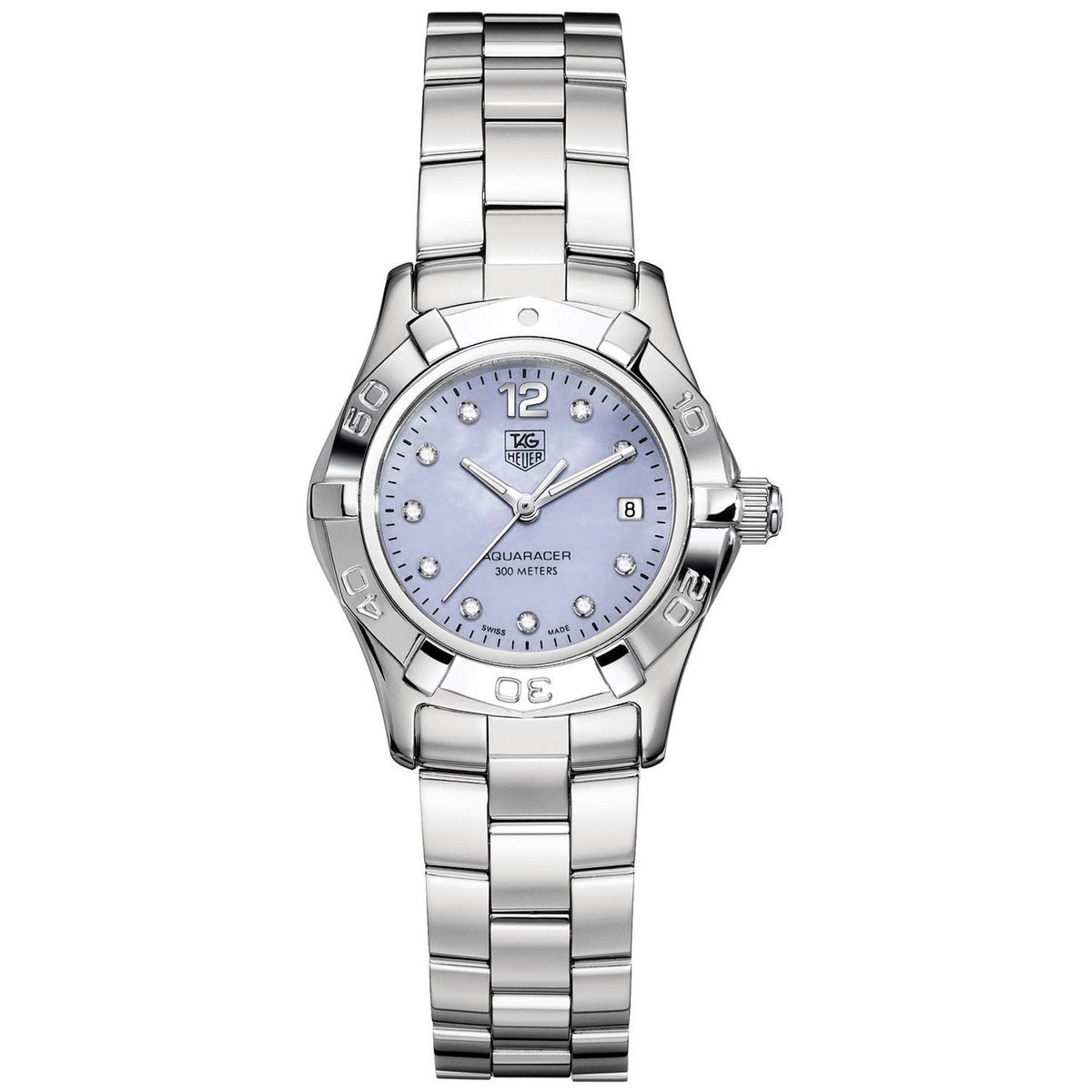Tag Heuer Women&#39;s WAF1419.BA0824 Aquaracer Diamond Stainless Steel Watch