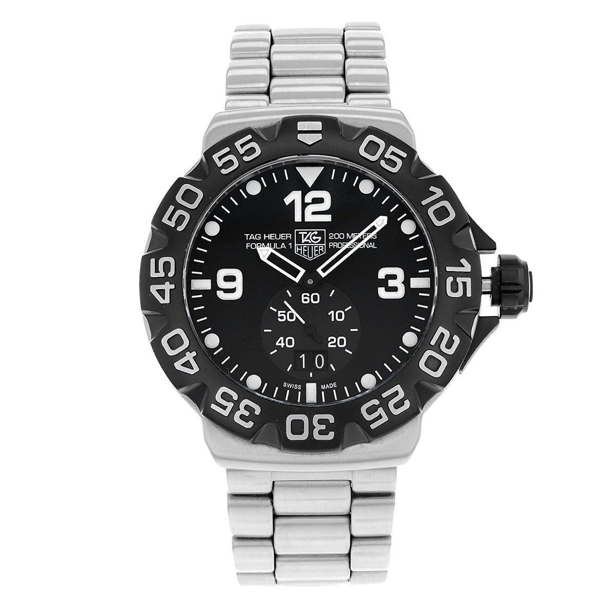 Tag Heuer Men&#39;s WAH1010.BA0860 Formula 1 Grande Stainless Steel Watch