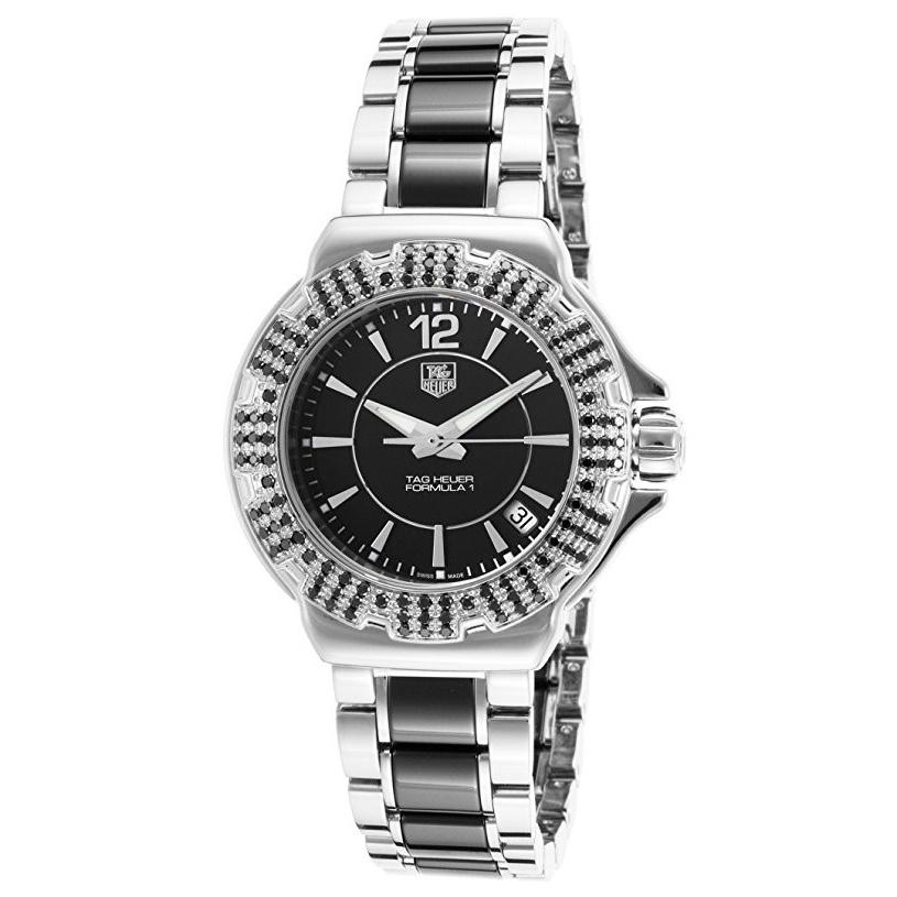 Tag Heuer Women&#39;s WAH1216.BA0859 Formula 1 Diamond Two-Tone Stainless Steel and Ceramic Watch