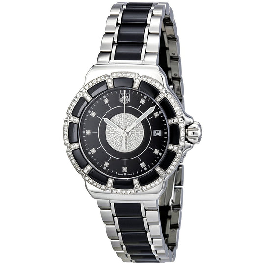 Tag Heuer Women's WAH1219.BA0859 Formula 1 Diamond Two-Tone Stainless Steel and Ceramic Watch