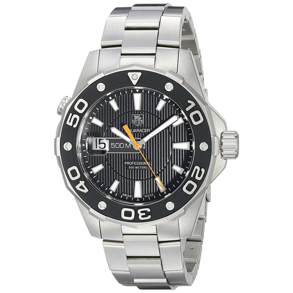 Tag Heuer Men&#39;s WAJ1110.BA0870 Aquaracer Stainless Steel Watch