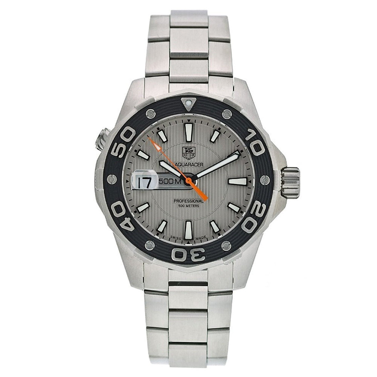 Tag Heuer Men&#39;s WAJ1111.BA0870 Aquaracer Automatic Stainless Steel Watch