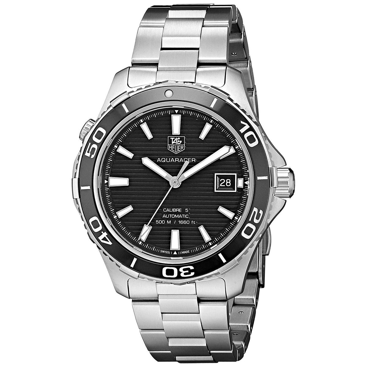 Tag Heuer Men&#39;s WAK2110.BA0830 Aquaracer Automatic Stainless Steel Watch