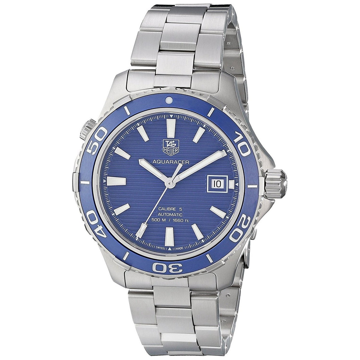 Tag Heuer Men&#39;s WAK2111.BA0830 Aquaracer Automatic Stainless Steel Watch